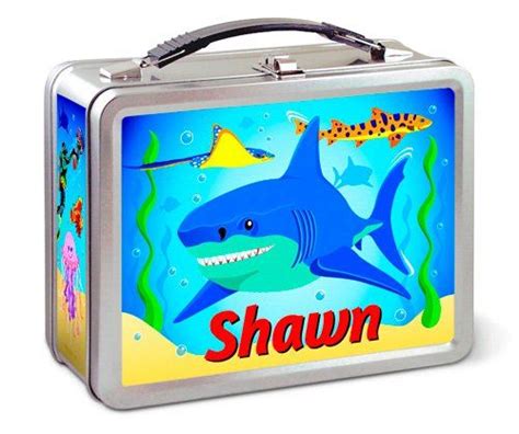 shark metal lunch box|shark lunch boxes.